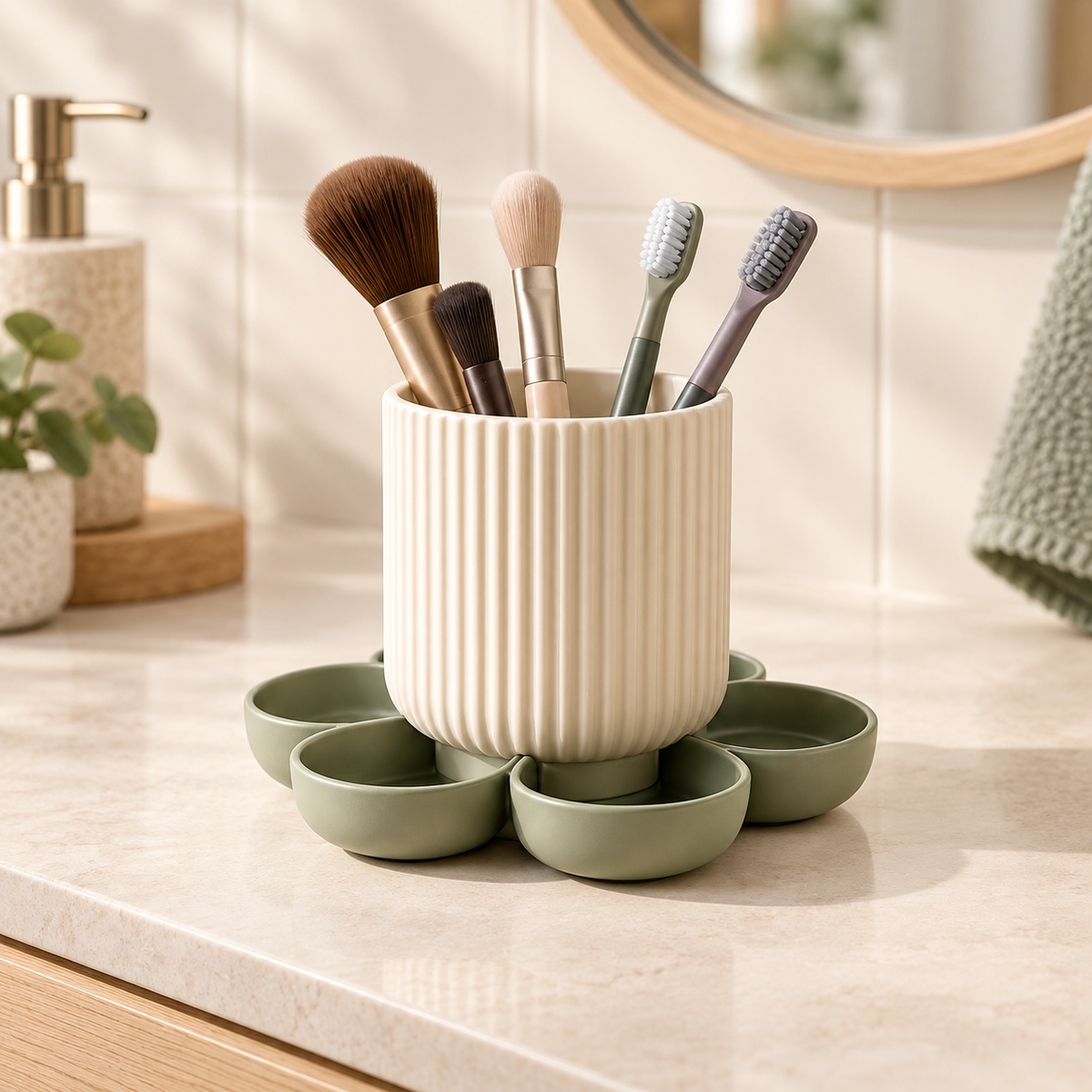 buodttda® DRIPBLOOM Petal Brush Organizer