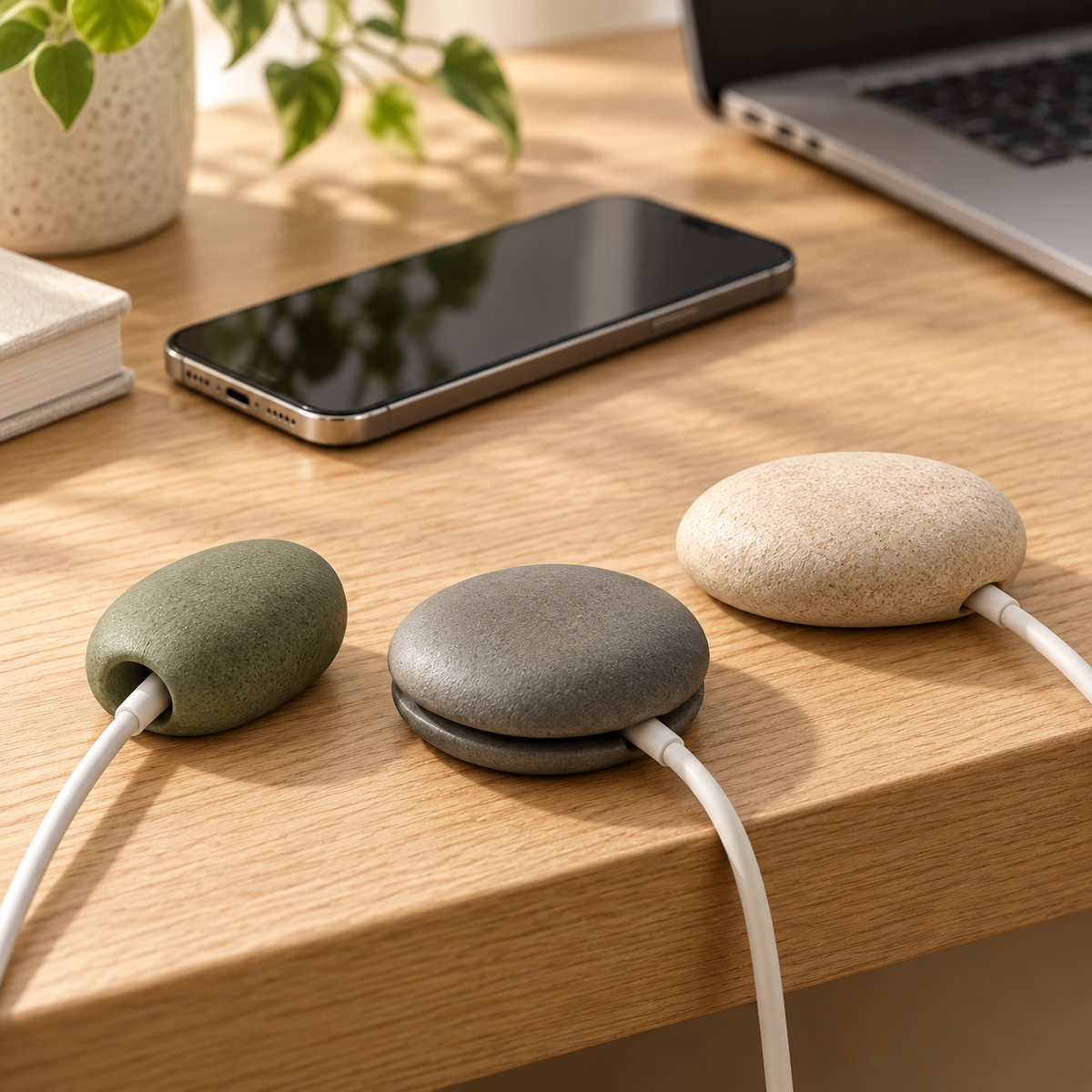 buodttda® PEBBLEPATH Pebble Cable Organizers