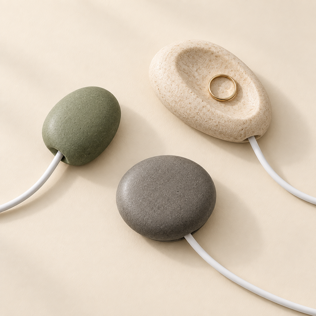 buodttda® PEBBLEPATH Pebble Cable Organizers