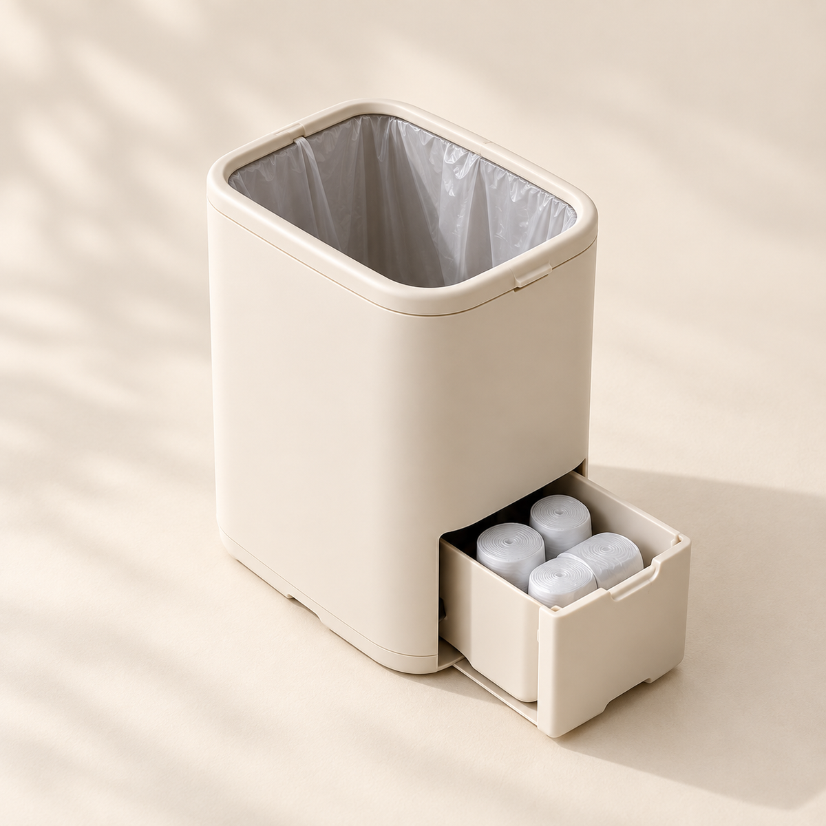 buodttda® LEAFLIFT Spare-Bag Storage Bin