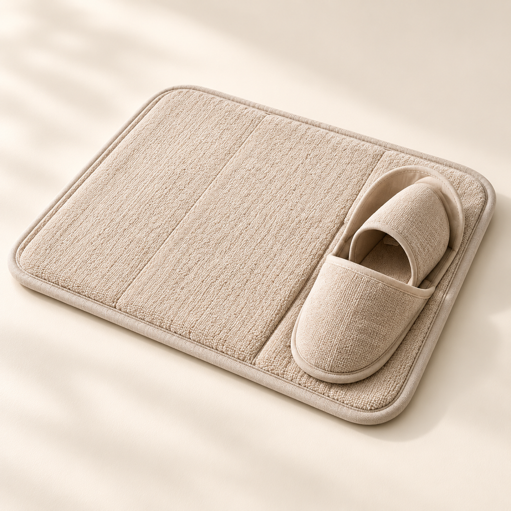 buodttda® SOFTSTEP Bedside Slipper Pocket Mat